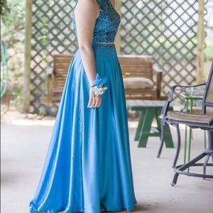 Sheri Hill two piece prom dress